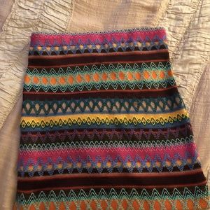 LF Aztec Skirt Size Medium